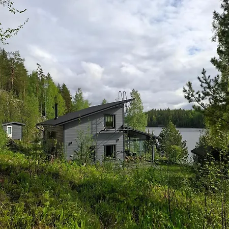 Saarimoekki Kangasniemellae Iso-paatsalo, Keskellae Puulaa, Kulkeminen Vain Veneellae *